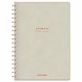 Mead Products Collection Twinwire Notebook, Legal, 9 1/2 X 7 1/4, Tan/red, 80 Sheets YP14007